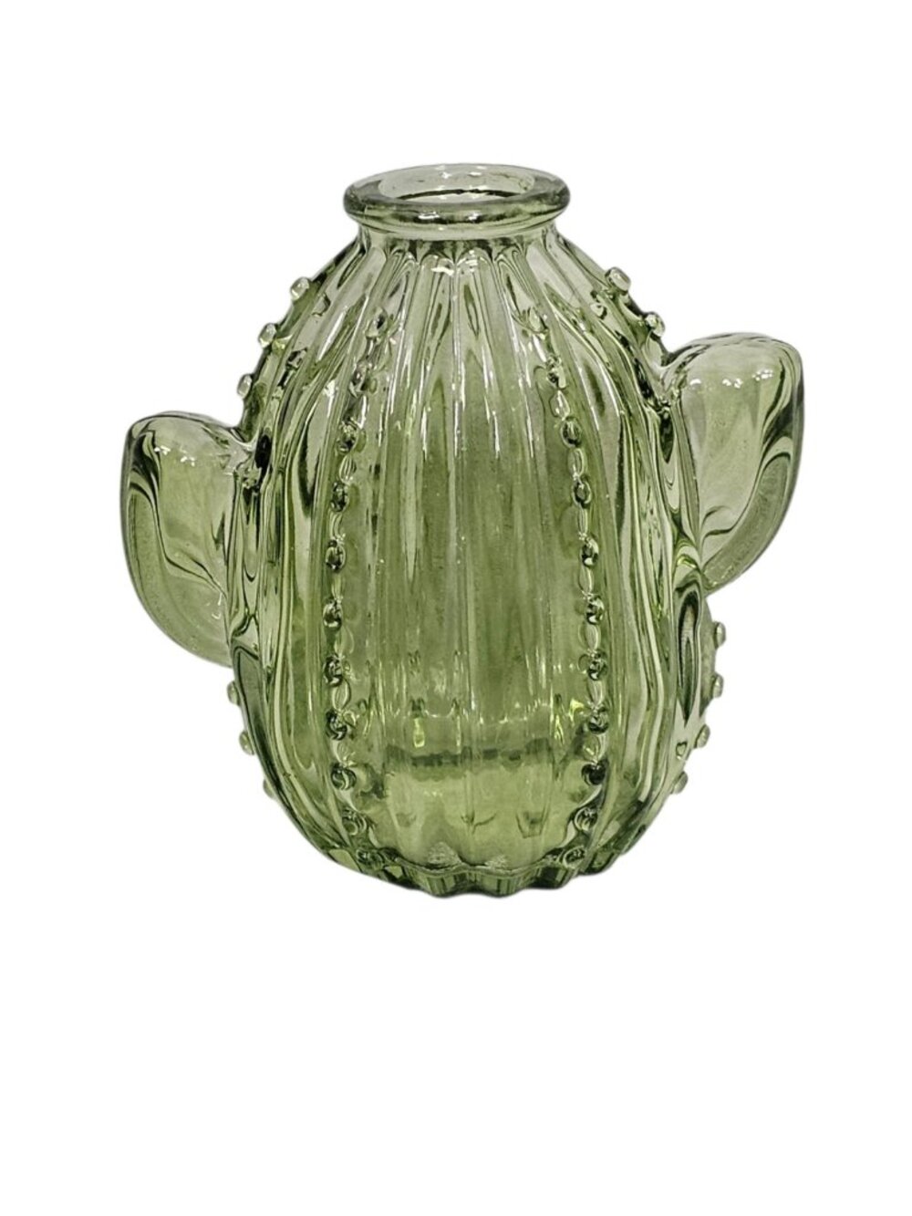 Target Bullseye Playground Sage Green Glass Figural Cactus Vessel Bud Vase